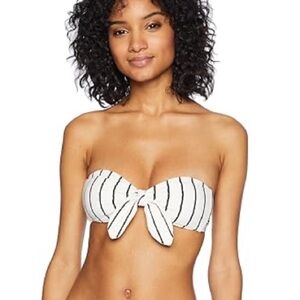 Billabong Striped Bandeau/thong Bikini size Large